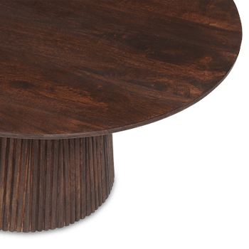 Salontafel DOMINGO Mango Donkerbruin  Ø80  Salontafel DOMINGO Mango Donkerbruin  Ø80