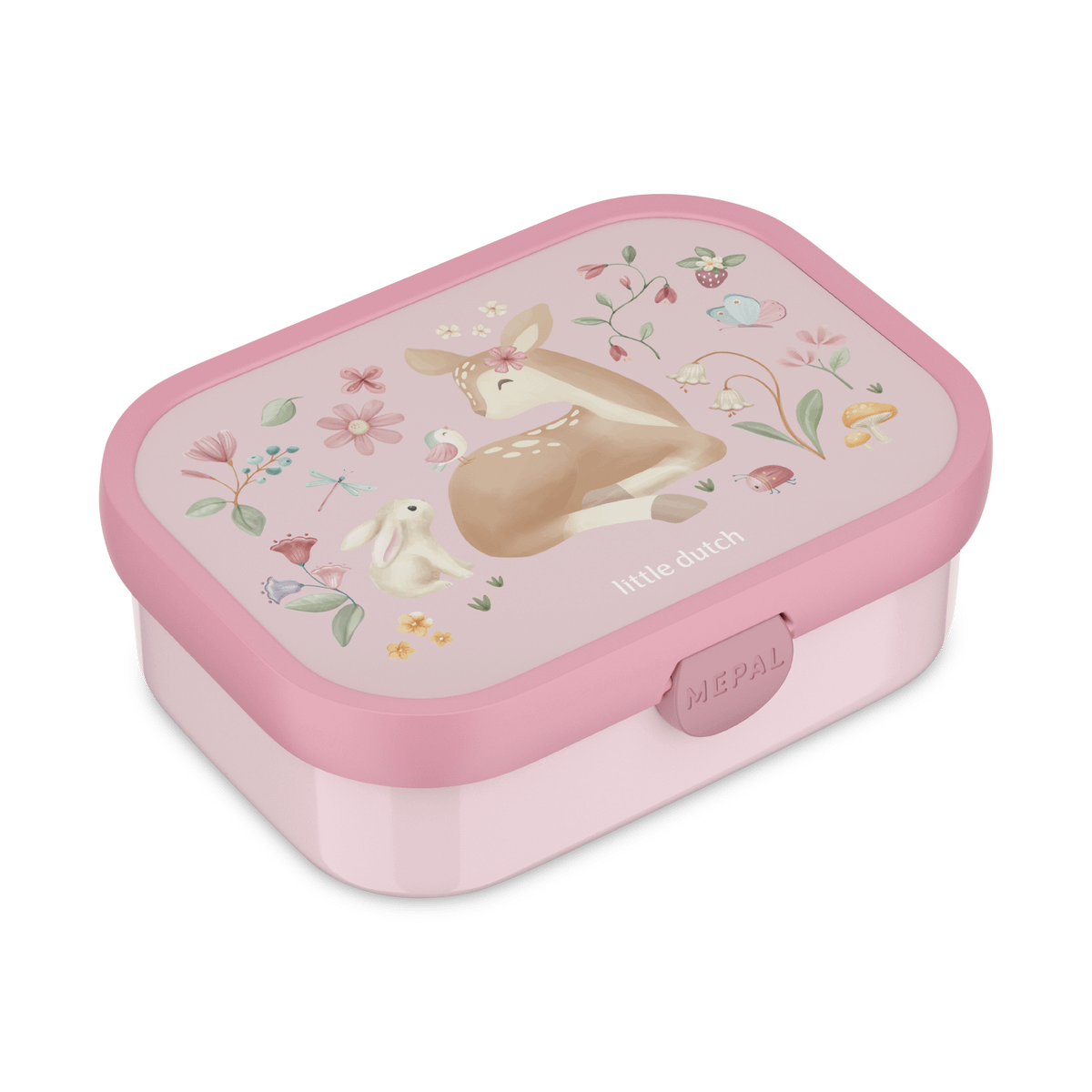 Lunchbox FAIRY GARDEN Rechthoek Roze