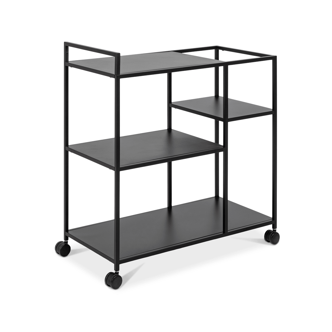 Opbergtrolley 3 leggers SPARROW Metaal Zwart Opbergtrolley 3 leggers SPARROW Metaal Zwart
