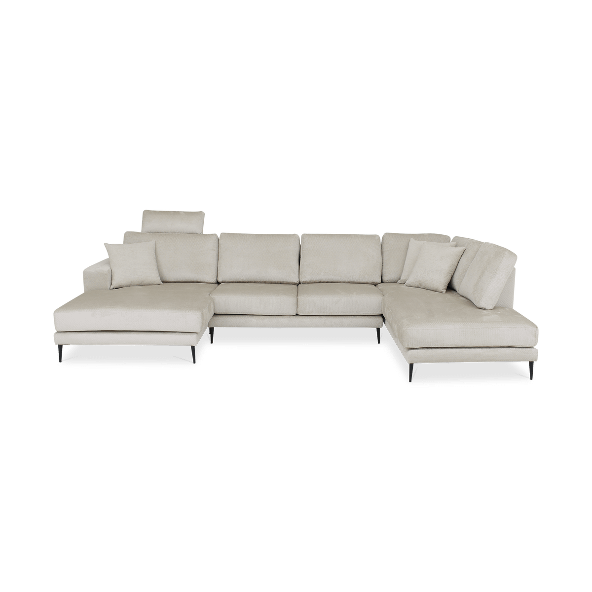 Hoeksalon SYLVESTER Longchair Links B372