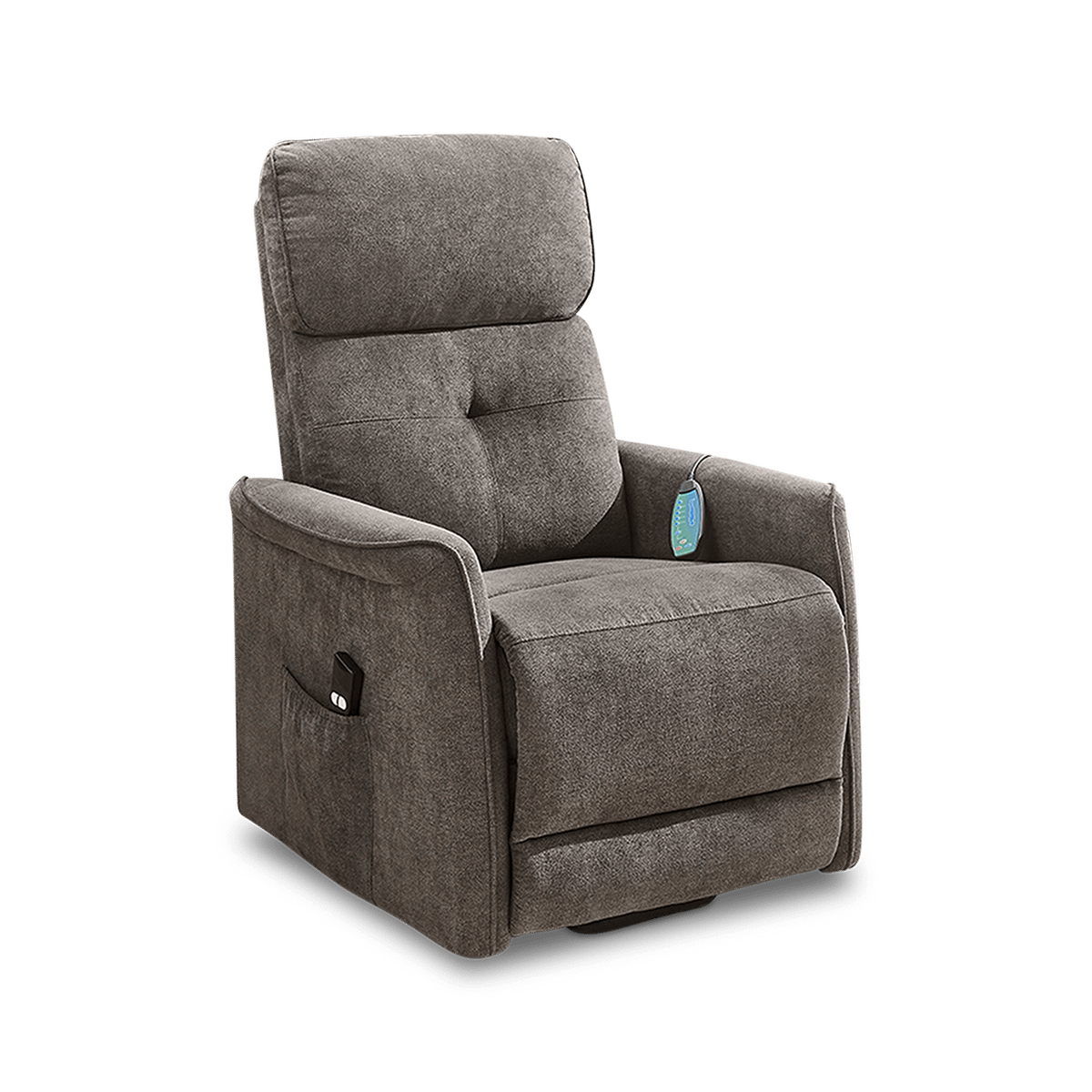Elektrische Relax SAMIRA met Lift-Up Donkergrijs