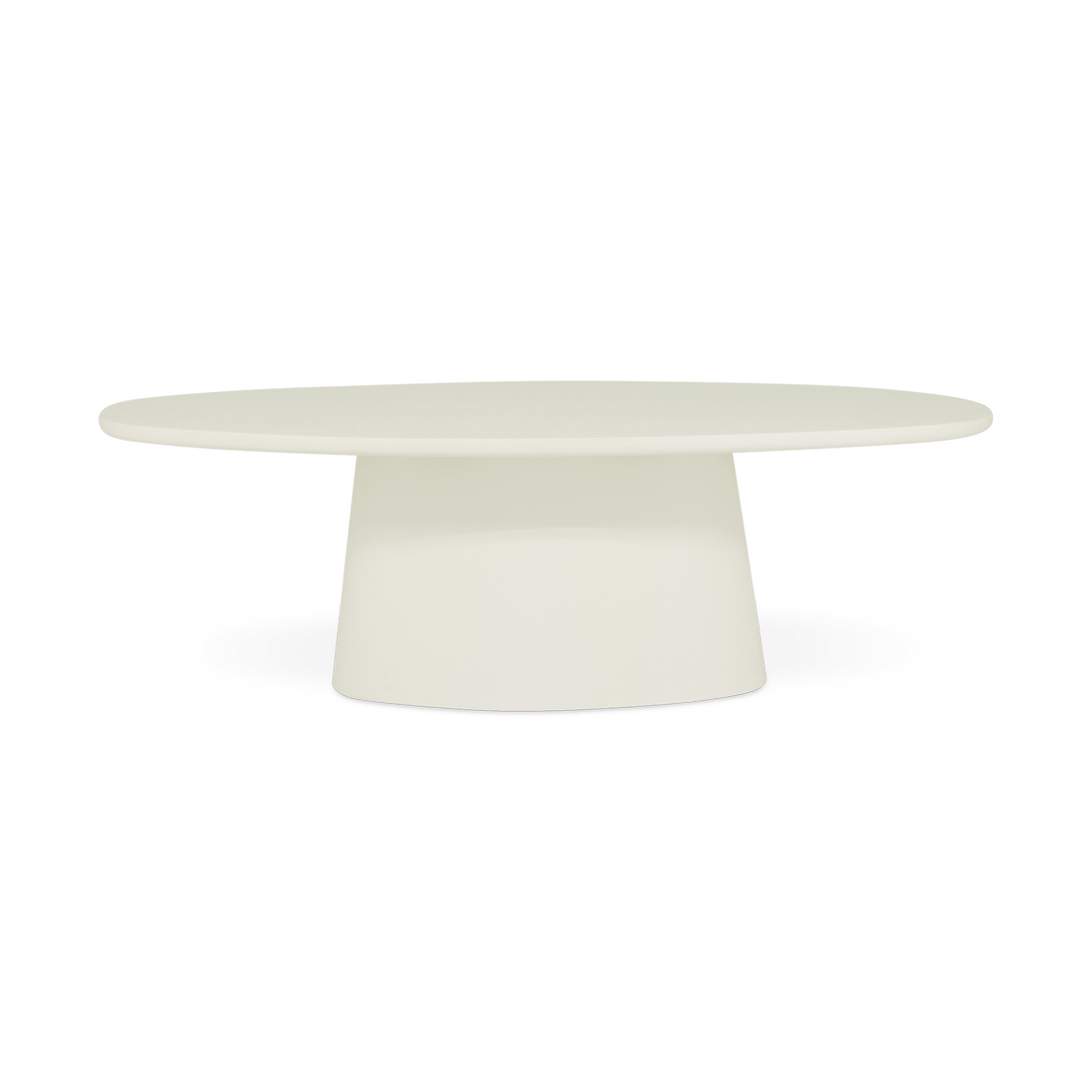 Eettafel KRETA Ovaal 240x115 Microcement Wit Eettafel KRETA Ovaal 240x115 Microcement Wit