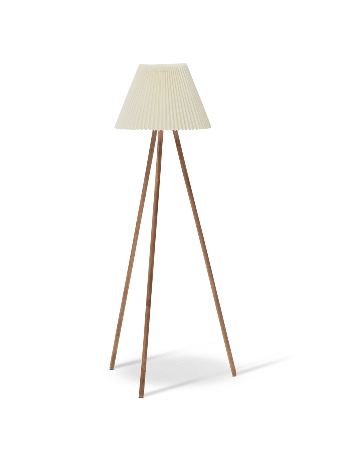 Benicarlo vloerlamp in massief rubberhout
