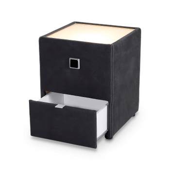 Nachttafel ASTEN Microvezel 469/09 Antraciet Nachttafel ASTEN Microvezel 469/09 Antraciet