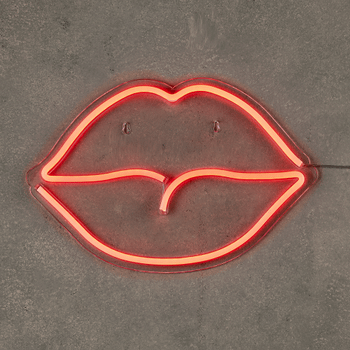 Wandlamp LIPS Neon Rood Wandlamp LIPS Neon Rood