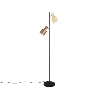 Vloerlamp AGUDO 2Del. Beige/Bruin Vloerlamp AGUDO 2Del. Beige/Bruin