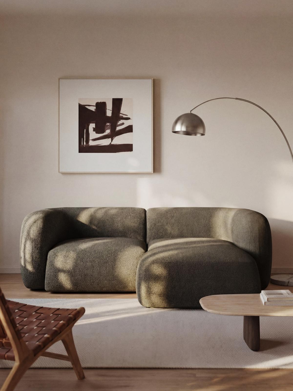 Hoeksalon Martina Longchair rechts Groen B230