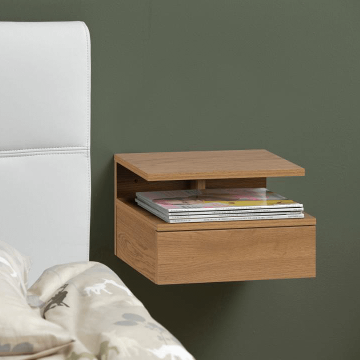 Nachttafel Hangend FREYDIS Wild Oak