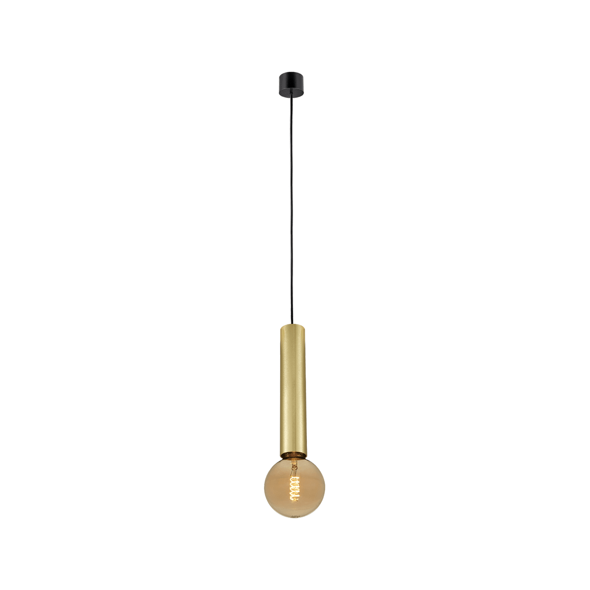 Hanglamp TABOO 1Del. Zwart/Goud