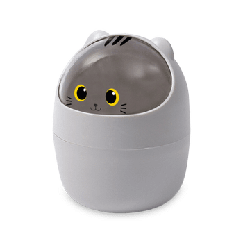 Afvalemmertje GREY CAT Grijs Afvalemmertje GREY CAT Grijs