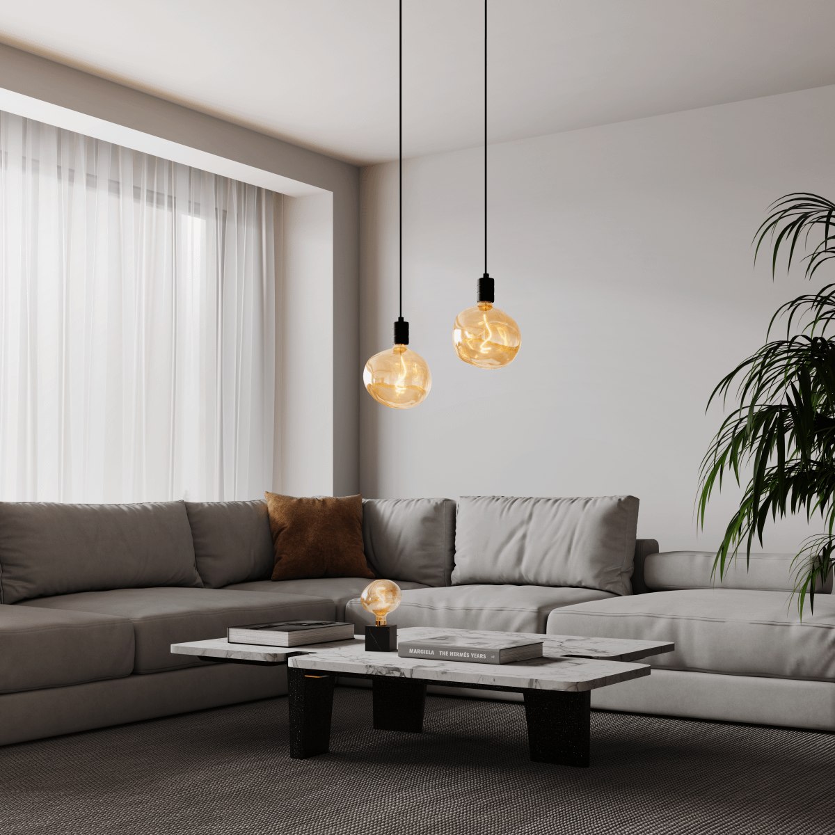 LED Lamp PEBBLE Goud
