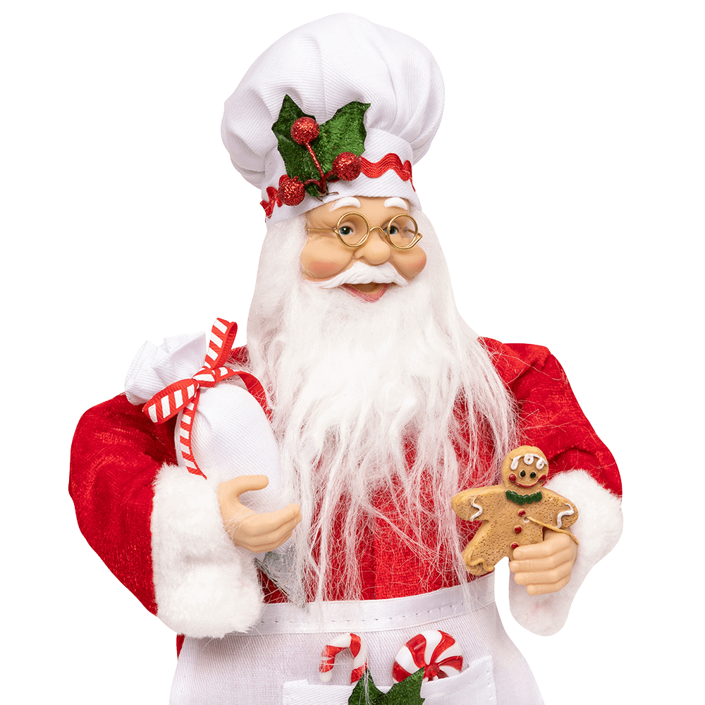 Staande Kerstman FRITZ Bakker Poly Rood