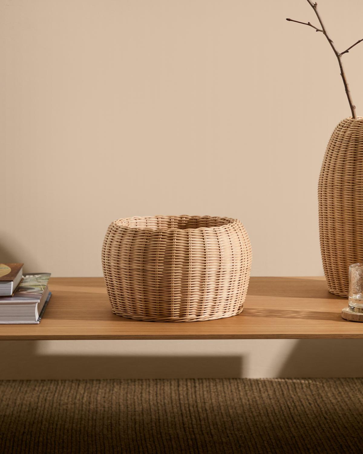 Mand Zilna rotan H19 cm