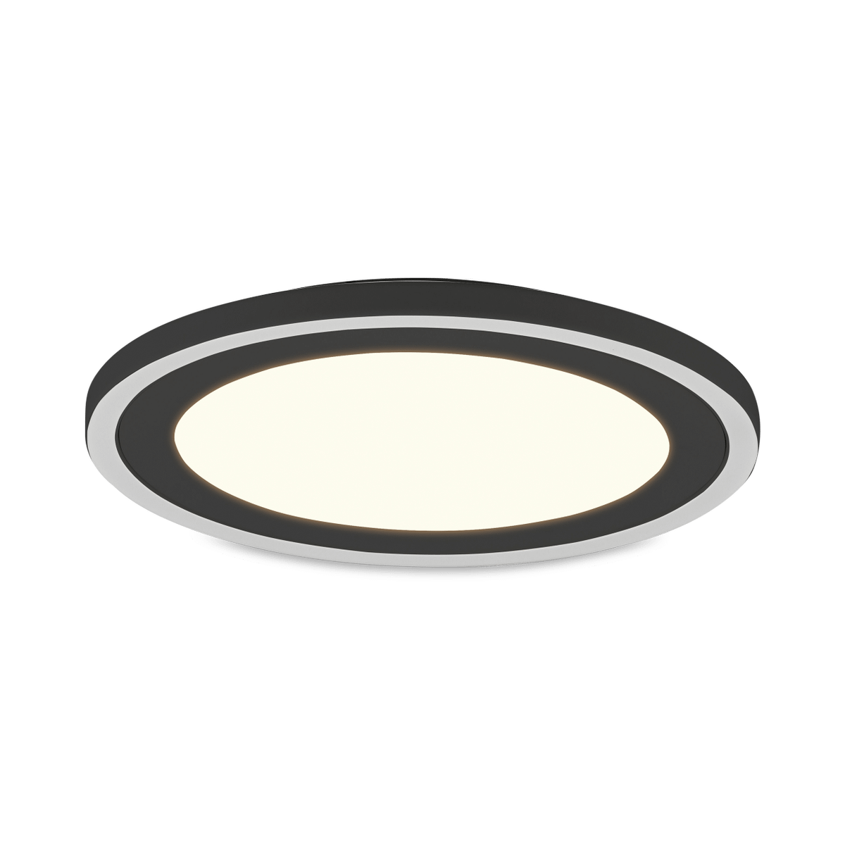 Plafonnier CARUS RD Ø34cm Mat Zwart