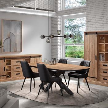 Eettafel ARTEGO Ovaal 230x120 Sterpoot Scarlet Oak Eettafel ARTEGO Ovaal 230x120 Sterpoot Scarlet Oak