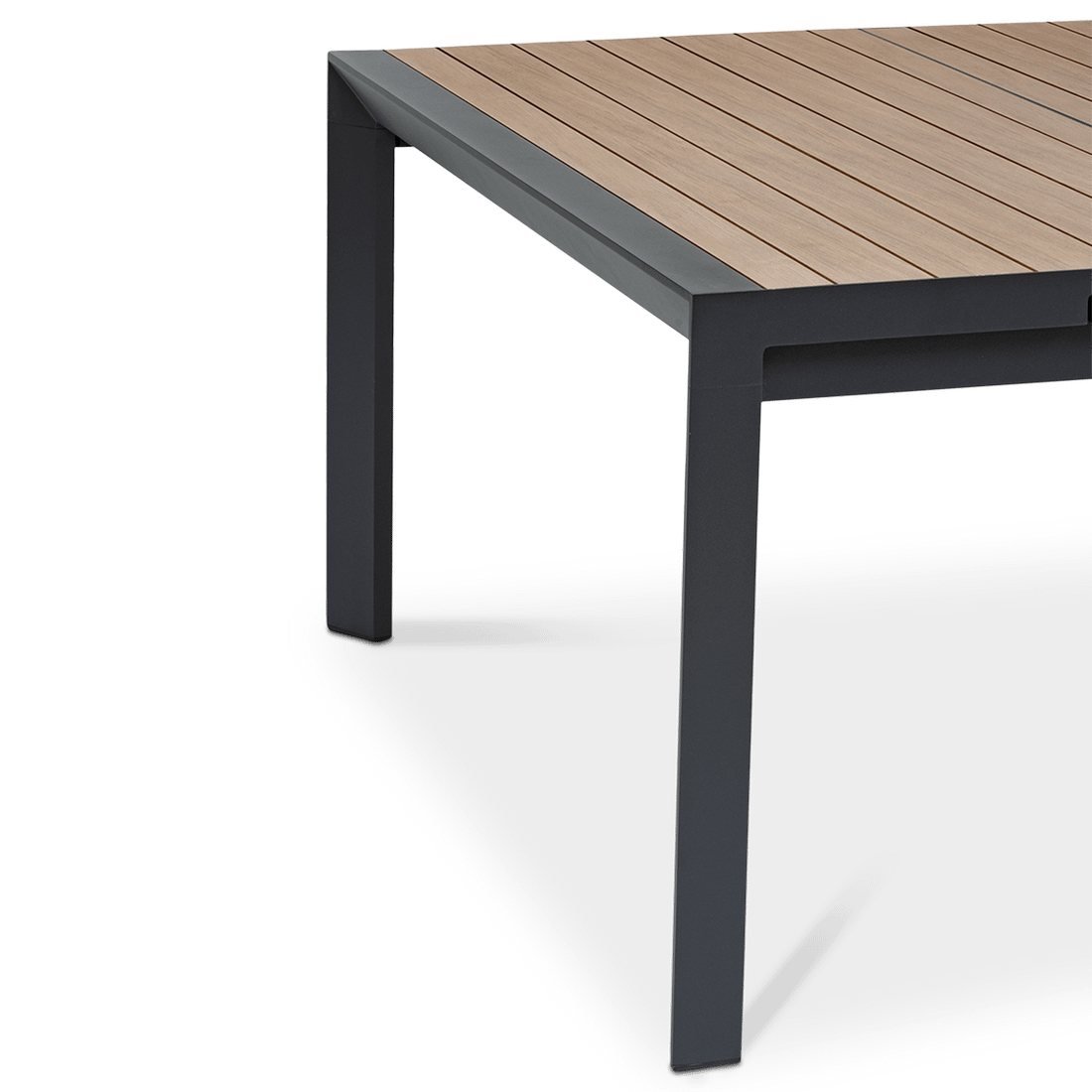 Tuintafel verlengbaar FURORE Grafiet 142/202x142 Tuintafel verlengbaar FURORE Grafiet 142/202x142