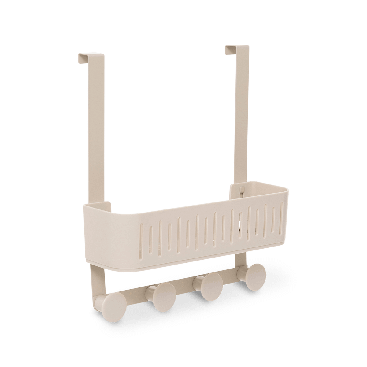 Doucherek CARLIA Hang/4 haken Poly Beige