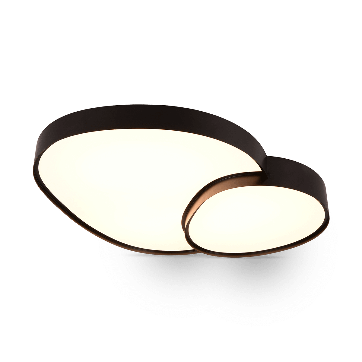 Plafonnier RISE XL Met. Mat Zwart/Zwart