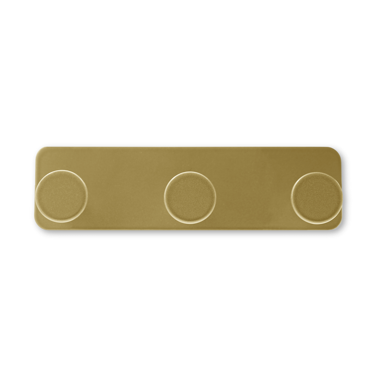 Wandkapstok CASSI Metaal Goud 3 Haken