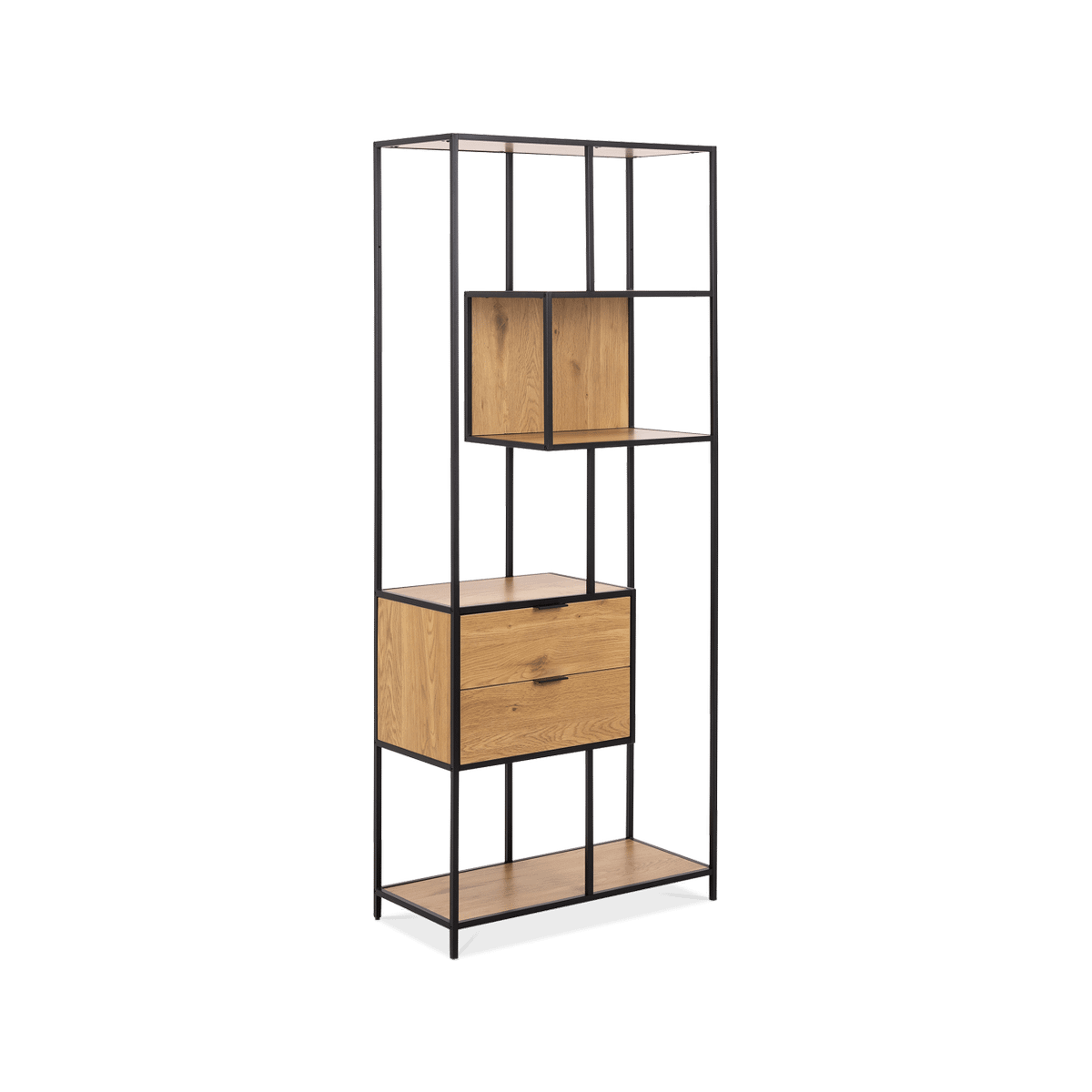 Boekenrek BOKSKAP Wild Assym. Oak B77