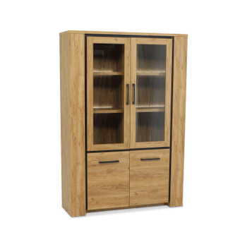 Glaskast ANTONIO French Oak B133 Glaskast ANTONIO French Oak B133