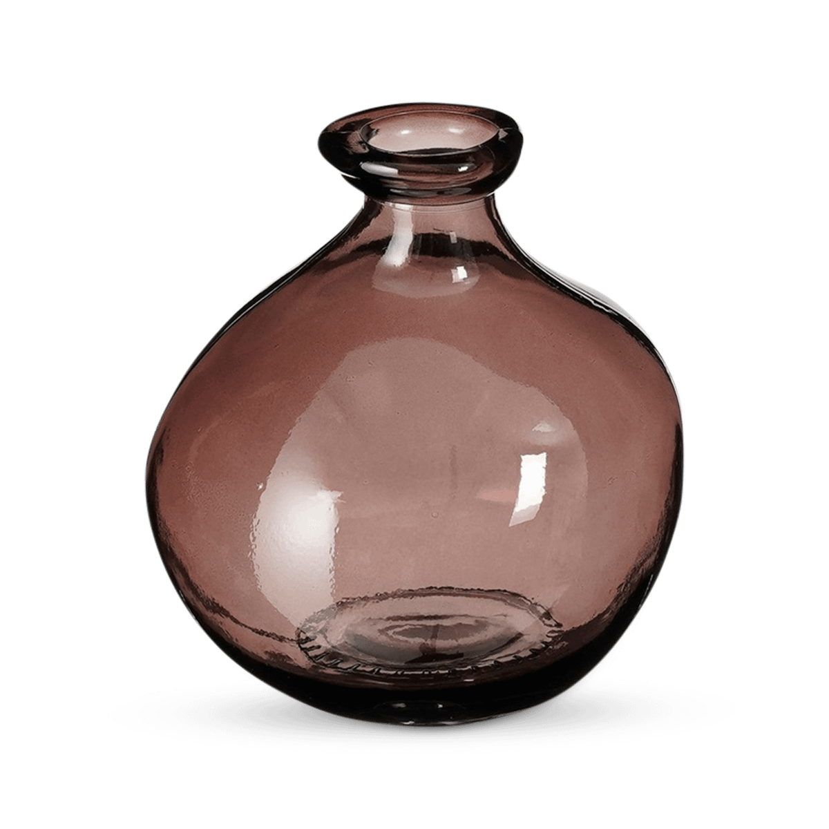 Vaas PLIANO Bol Recycl. Glas D.Bruin