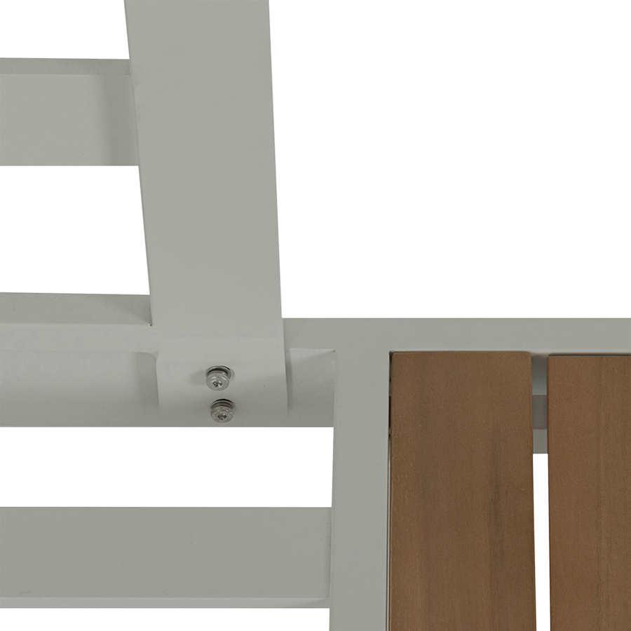 Loungehoek VITERBO Wit/Beige Loungehoek VITERBO Wit/Beige
