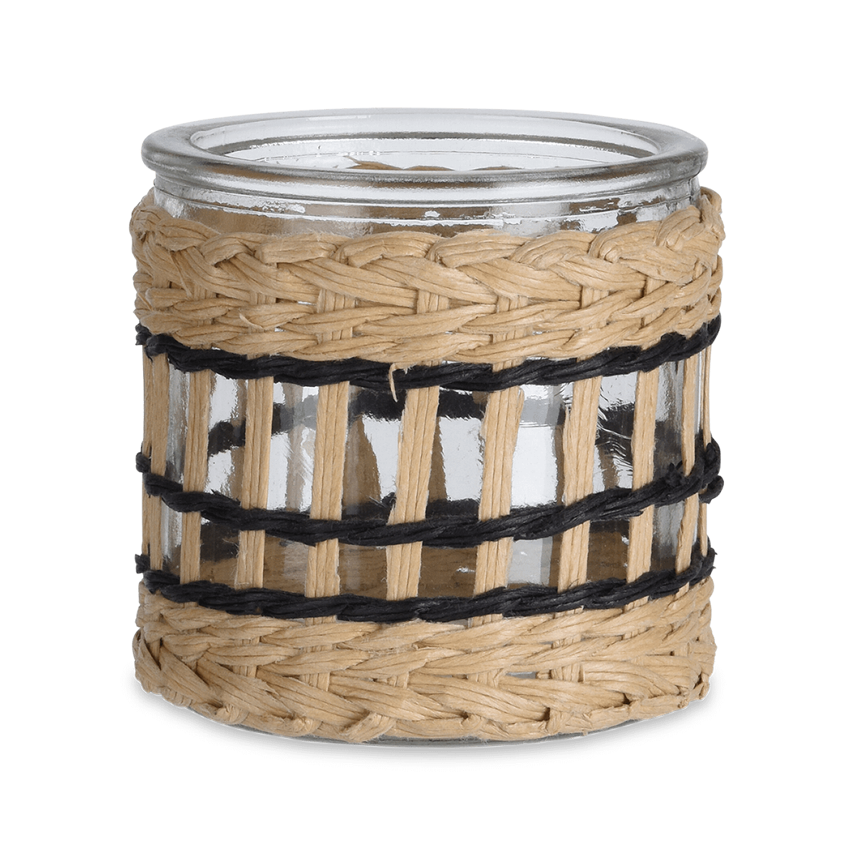 TL-Houder WEAVE Pap. Beige/Zwart S