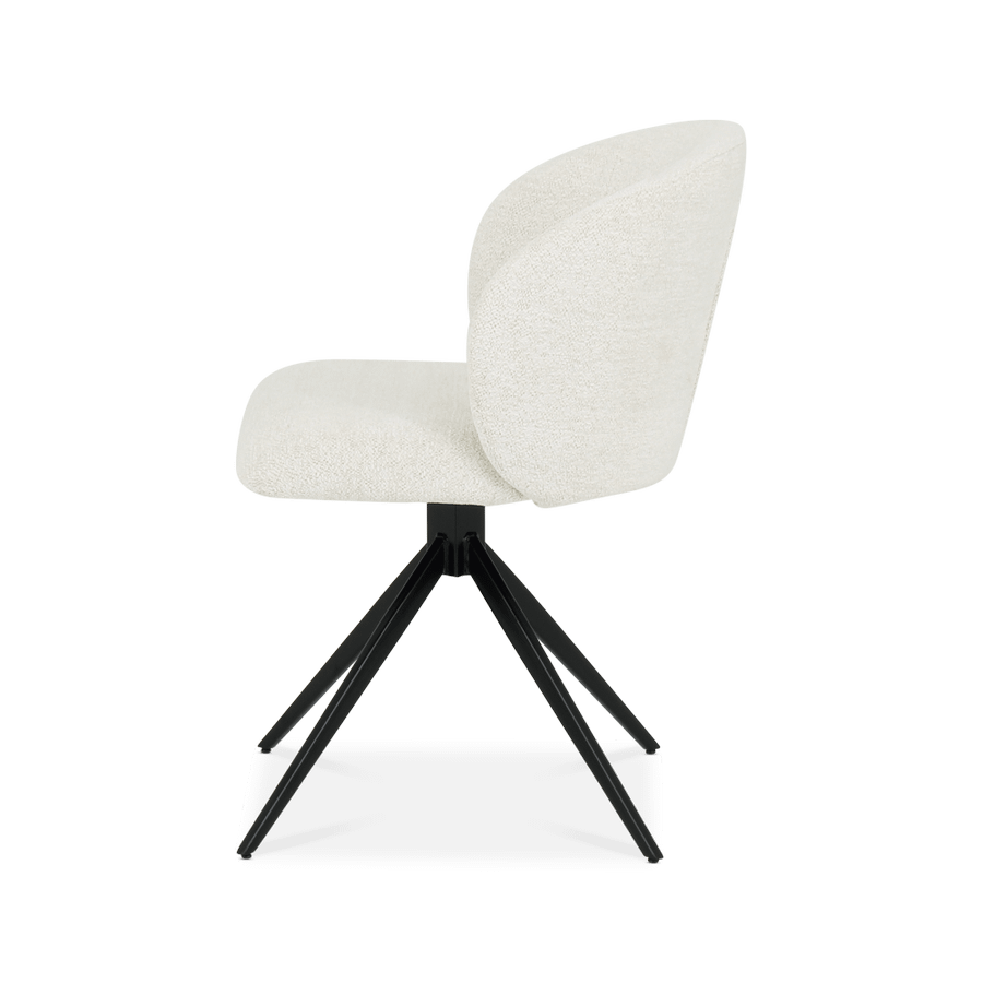 Stoel BALDER 180° Cream Pt Zwart Stoel BALDER 180° Cream Pt Zwart