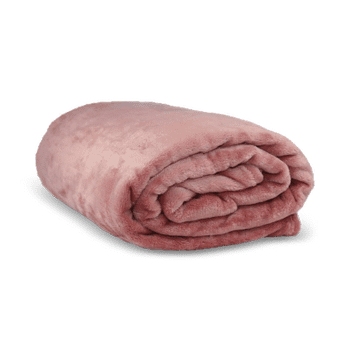 Plaid MICROF. G.Luxe 150 Vieux Rose Plaid MICROF. G.Luxe 150 Vieux Rose
