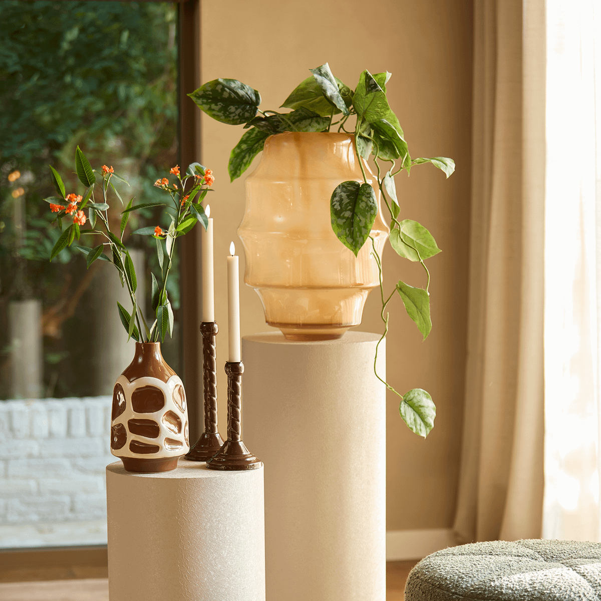 Decovaas SINICE Bruin/Beige