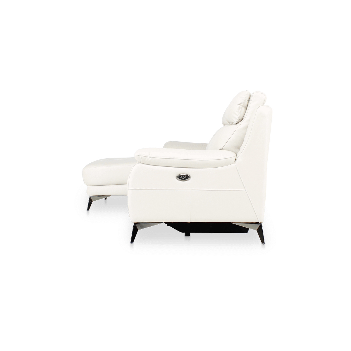 Hoeksalon DORIAN Longchair Links Frost