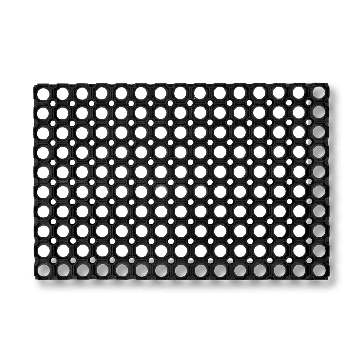 Deurmat MAURI Rechthoek 60x40 Rubber Zwart