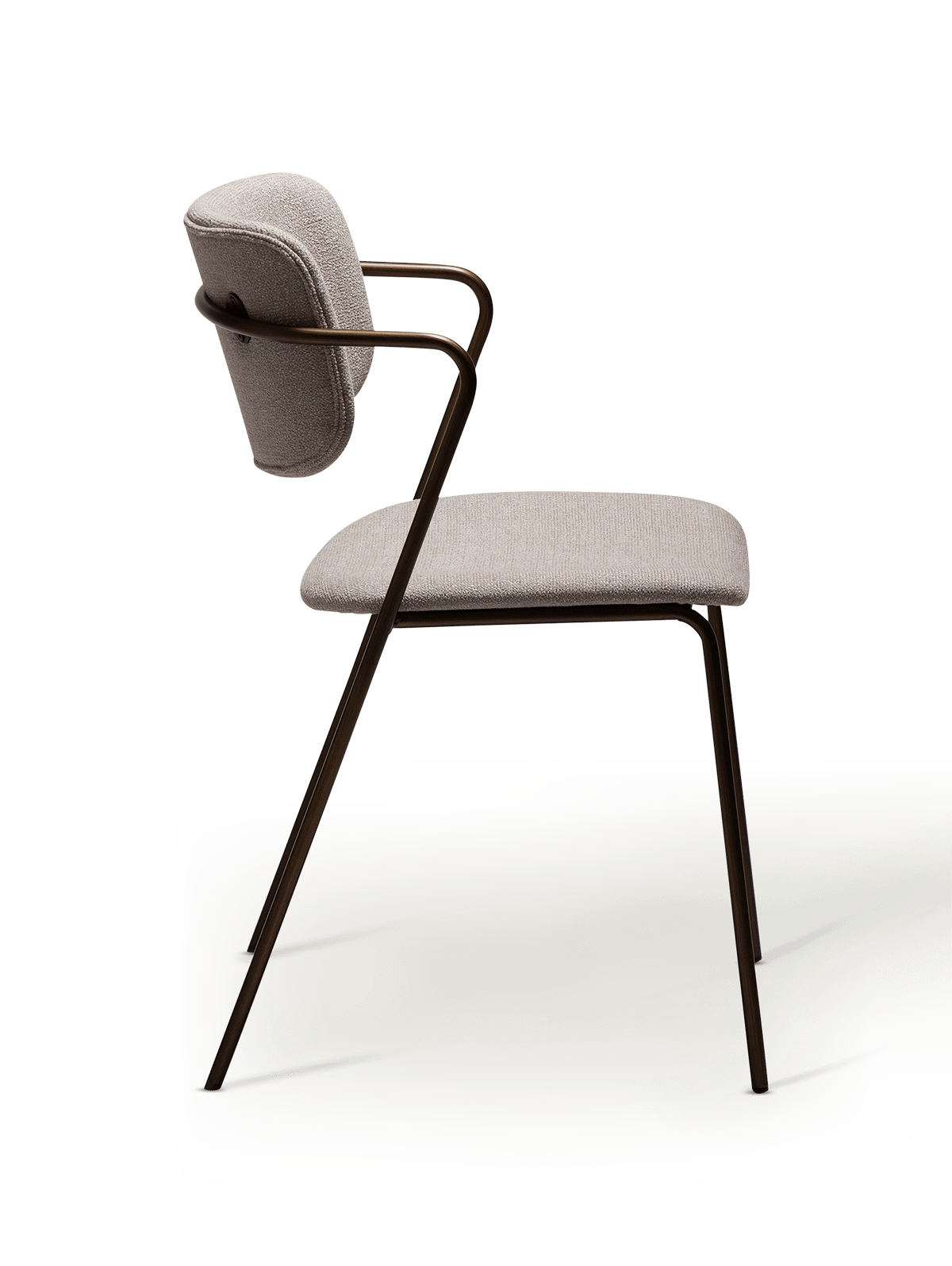 Gestoffeerde stoel Zed