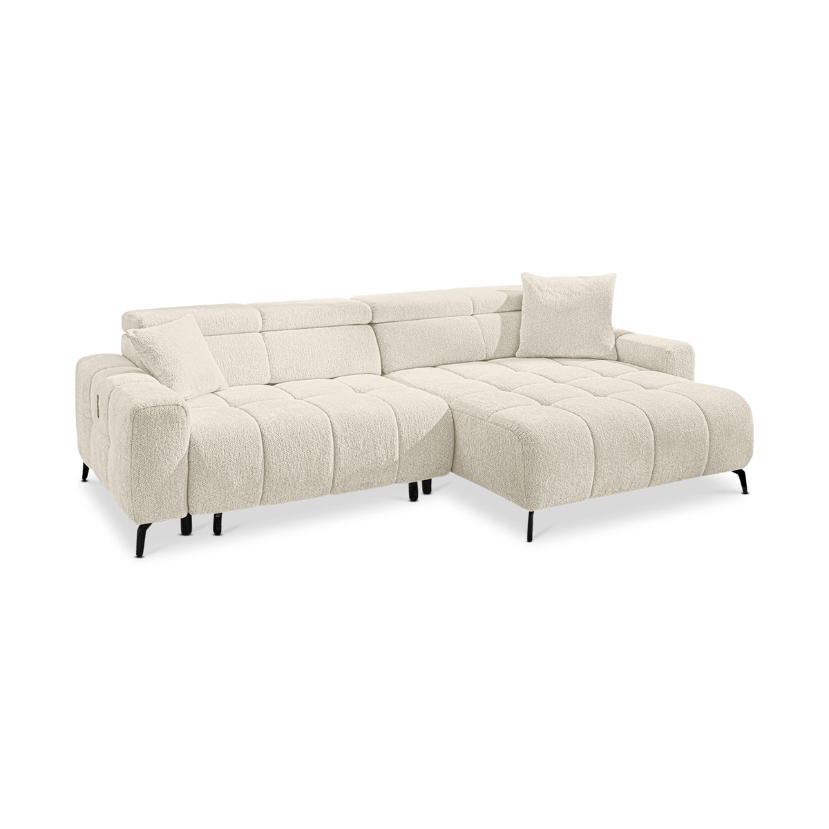 Hoeksalon CLIFTON Elek. Diepteverstelling Beige B290
