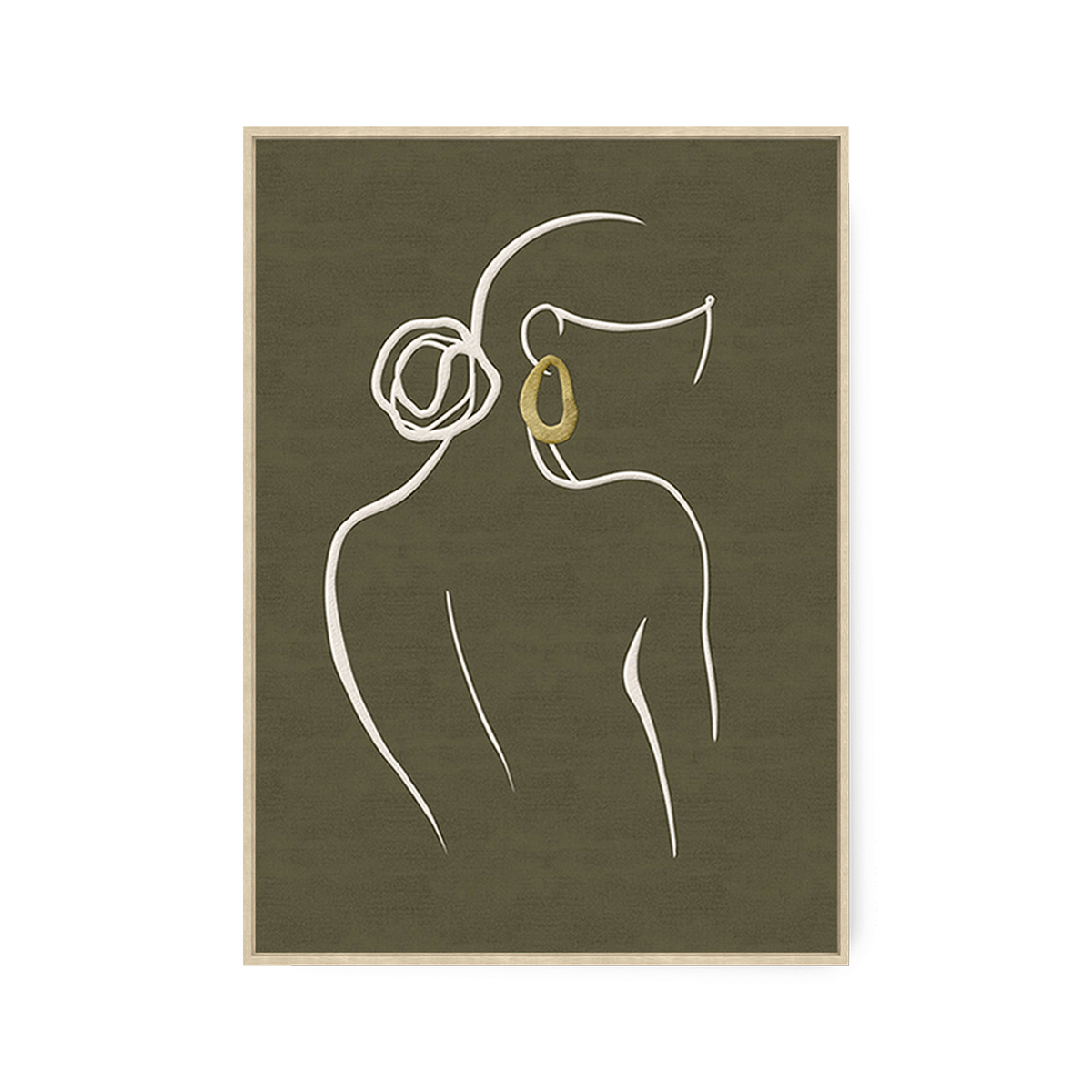 Framed Canvas PRABU 50x70