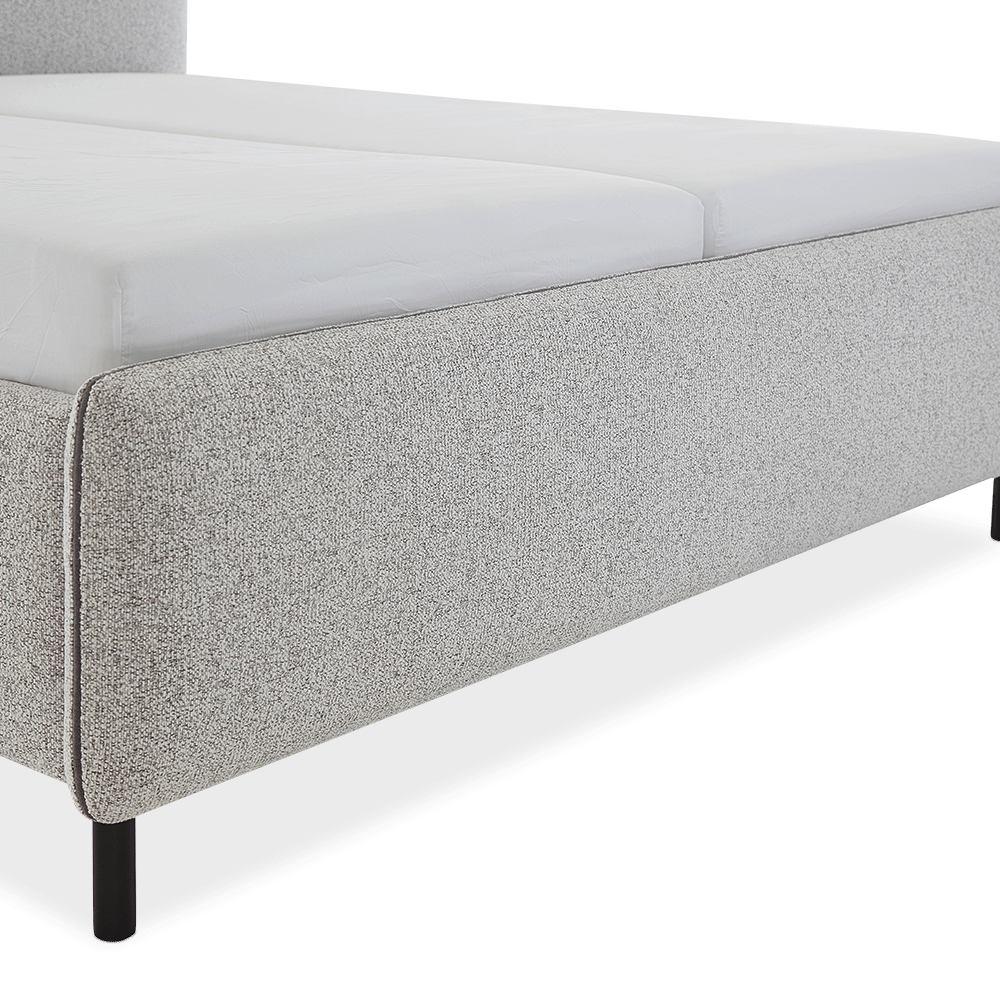 Bedkader ZEGER Lichtgrijs 160x200 Bedkader ZEGER Lichtgrijs 160x200