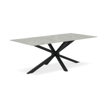 Eettafel CHAVEZ 200x100 Keramiek Grijs  Eettafel CHAVEZ 200x100 Keramiek Grijs