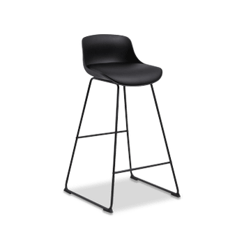 Barstoel NECTAR PU Leather Look Black - ZH66cm Barstoel NECTAR PU Leather Look Black - ZH66cm