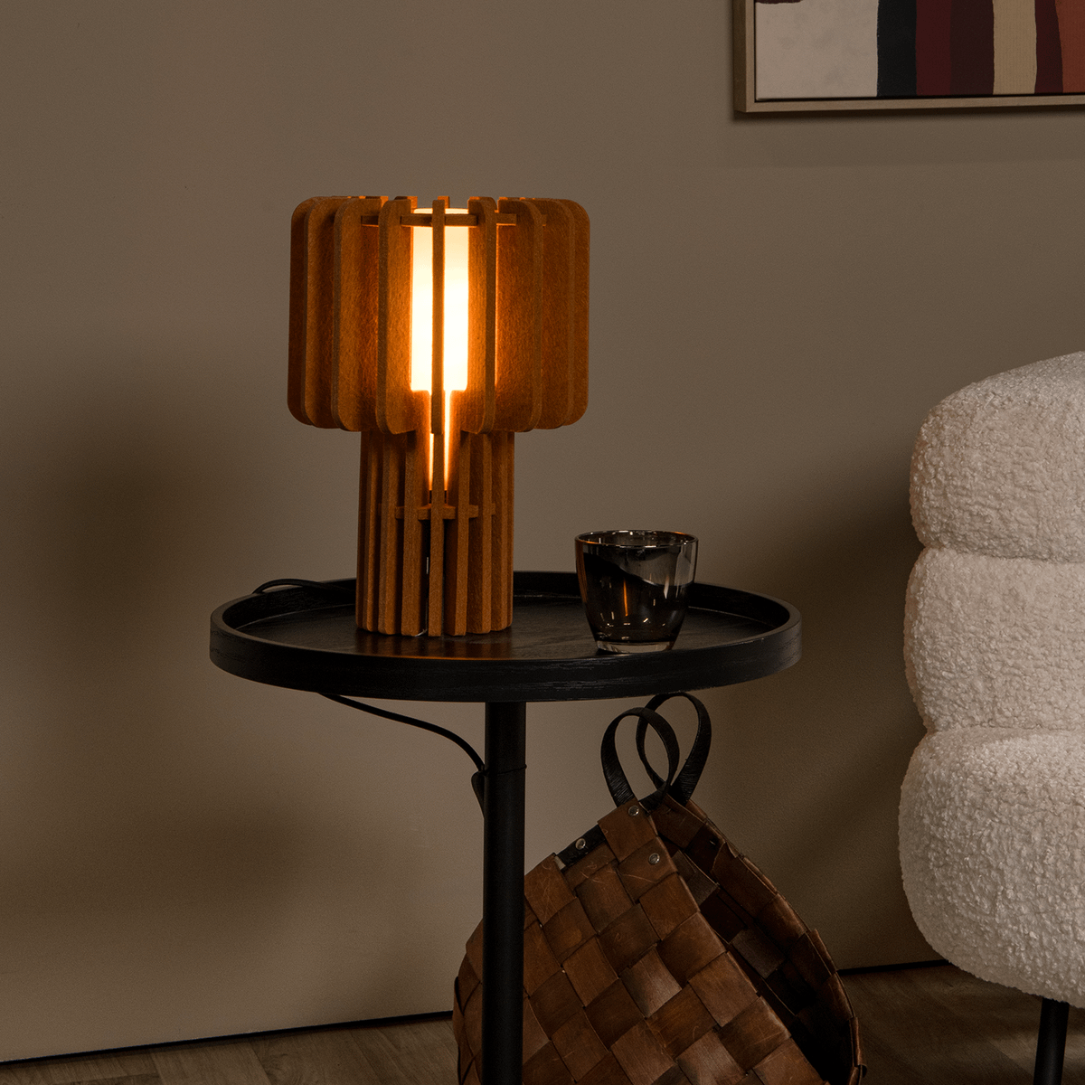 Tafellamp ROLLO Terracotta