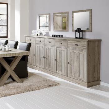 Dressoir COTTON Kristal Eik Licht Bruin B258 Dressoir COTTON Kristal Eik Licht Bruin B258