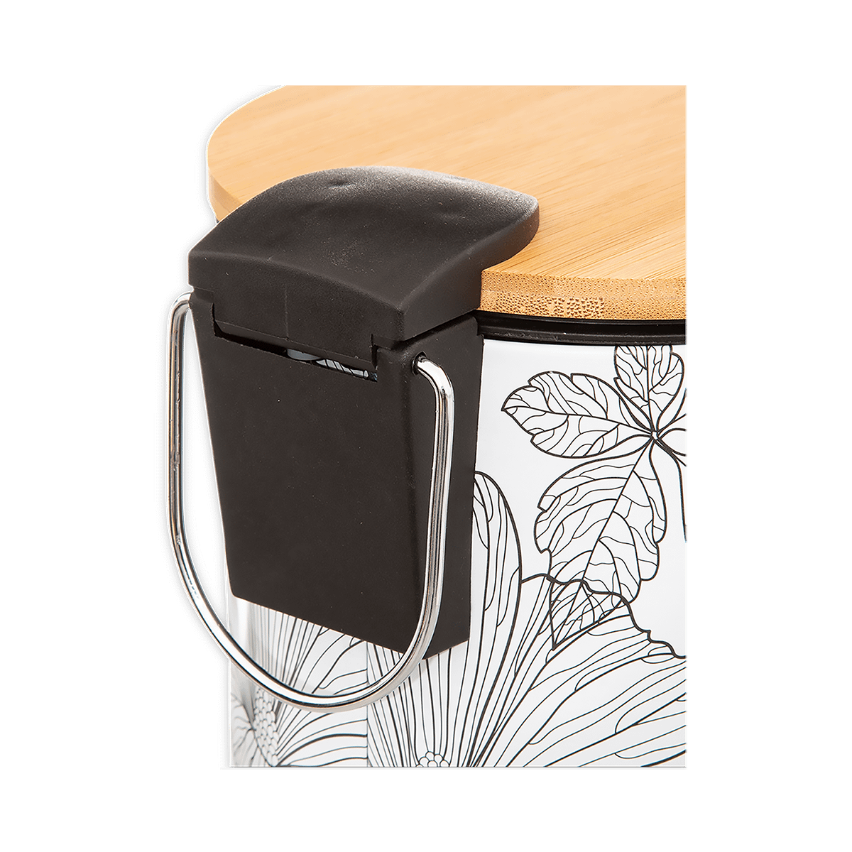 Pedaalemmer BLACKFLORA Rond 3L Wt/Zw