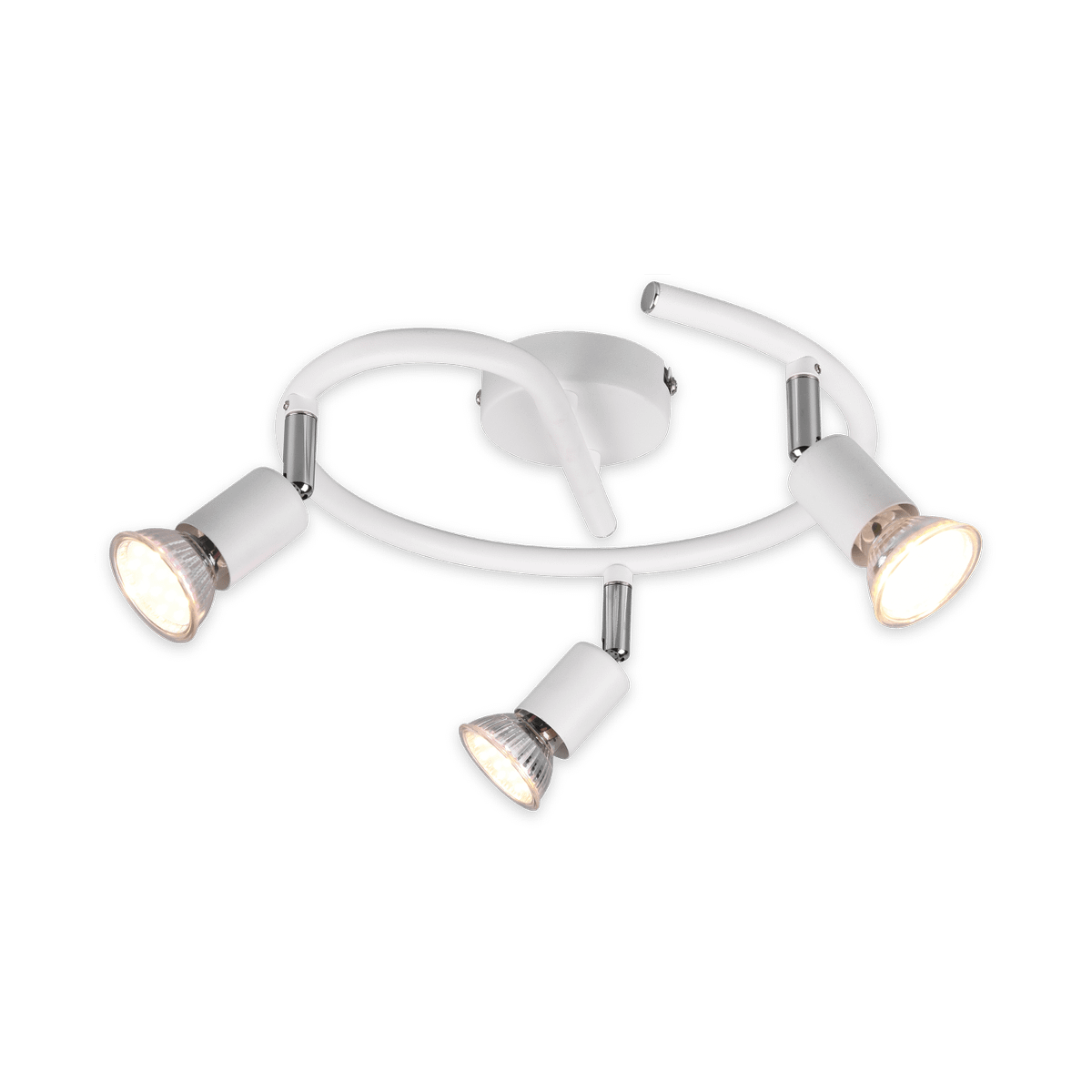 Spot PARIS 3Del. Met. Mat Wit