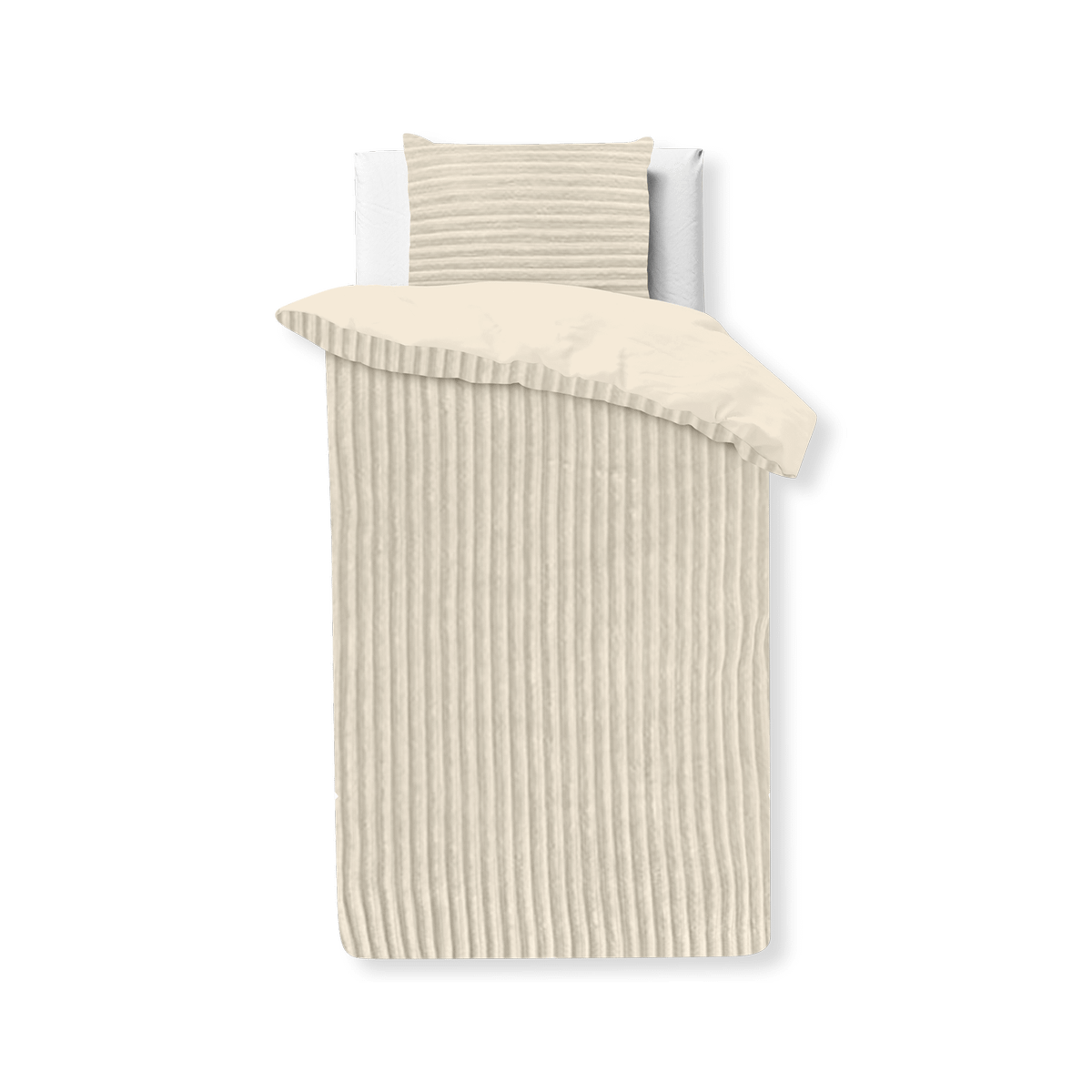 Dekbedovertrek RIBBE 140 Beige