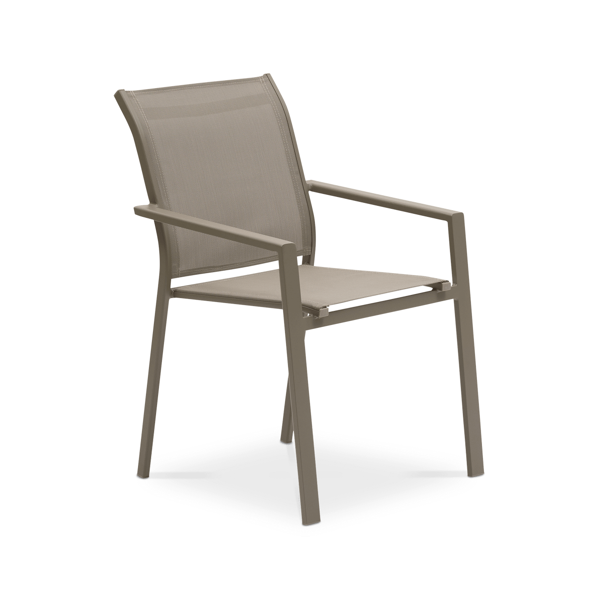 Tuinstoel Stapelbaar DURELLA Hazelnoot