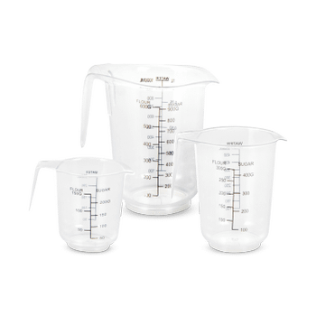 Maatbekers MESJUG S/3 Transparant Maatbekers MESJUG S/3 Transparant