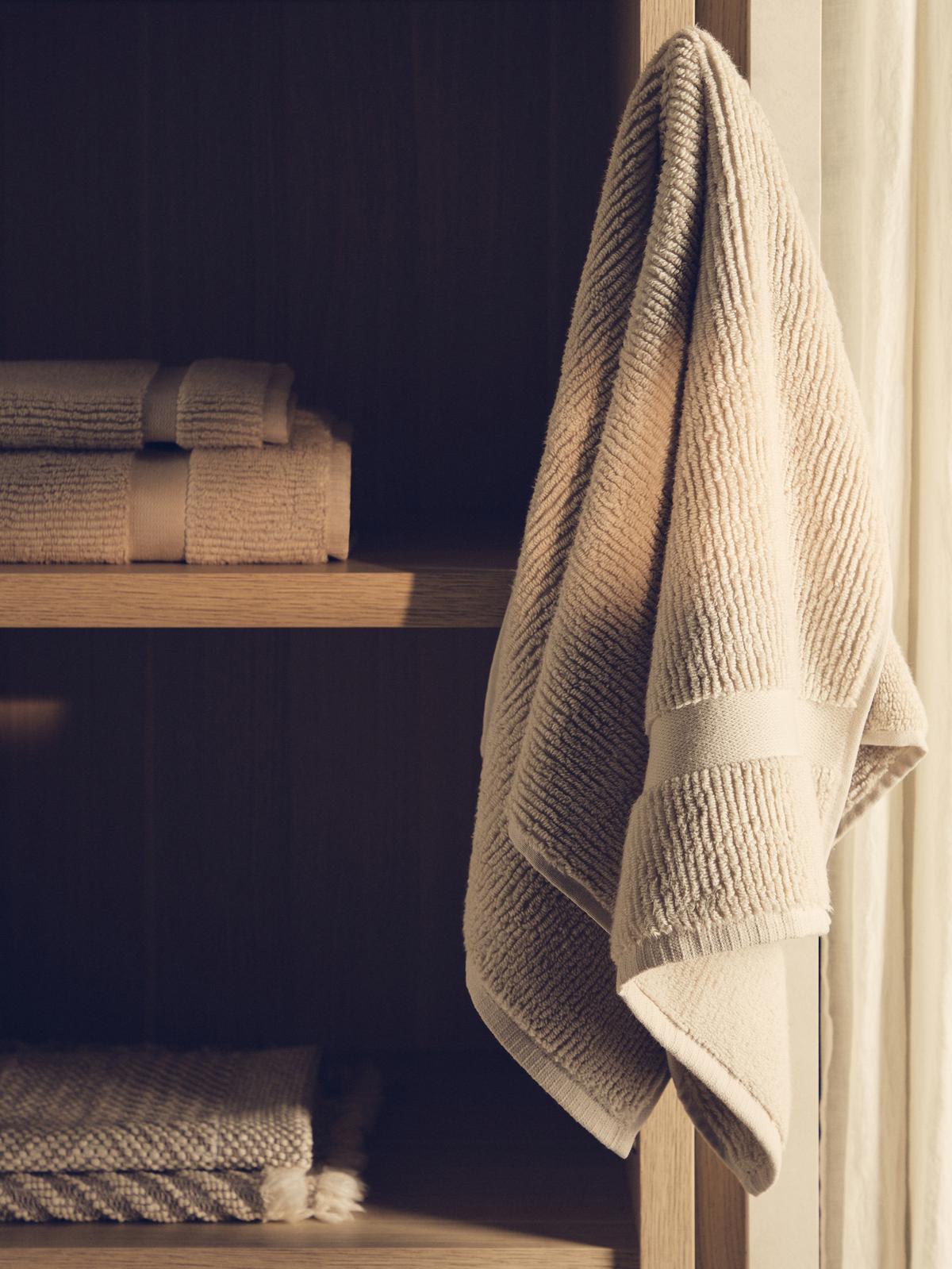 Handdoek Olvira Beige 50 x 90 cm