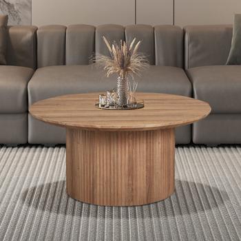 Salontafel PORTO Decor Oude Eik Ø80 Salontafel PORTO Decor Oude Eik Ø80