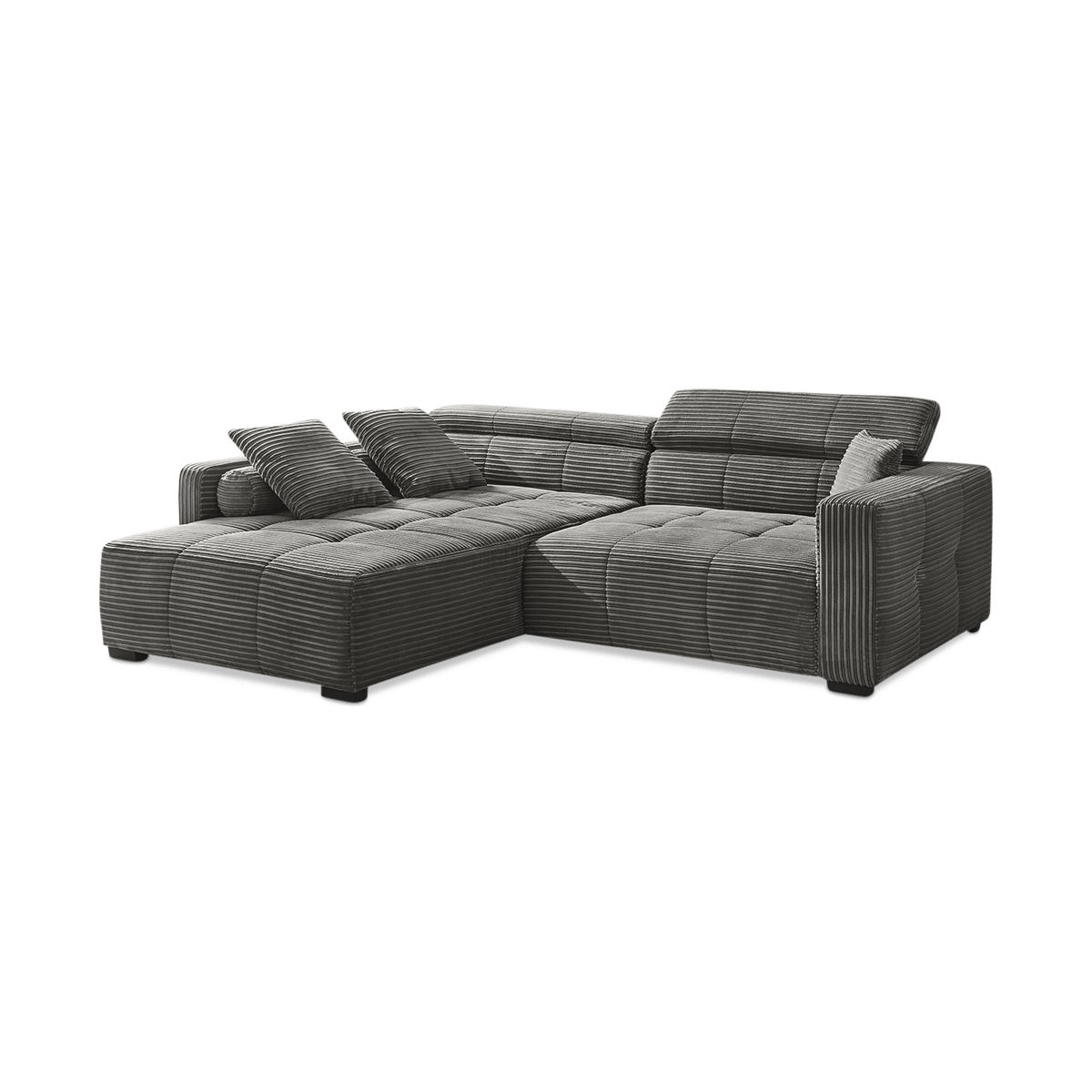 Hoeksalon LORETO Donkergrijs B283-L231