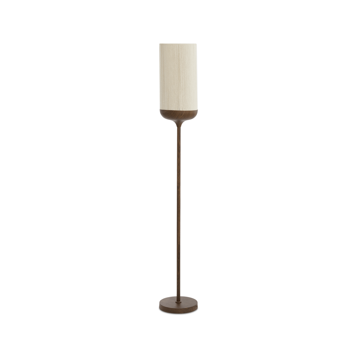 Vloerlamp DANIA Bruin/Creme
